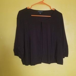 NWT Perceptions Brown Crop Cardigan